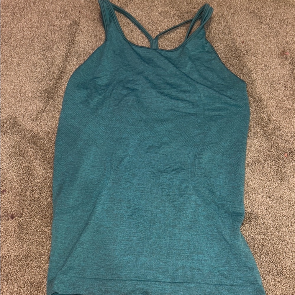 Teal Women's Strappy Tank Top